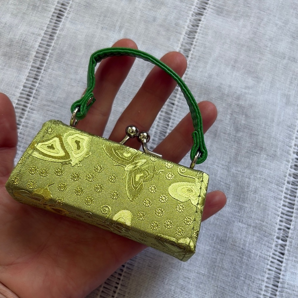 Tik.Tok Green Mini Bag with Butterfly Design - Picture 11 of 12